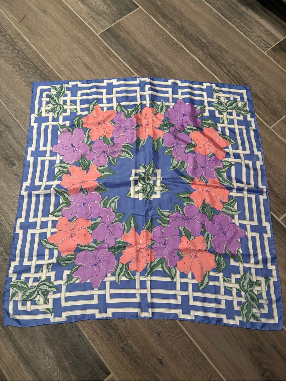 Margo Klass signature Floral Scarf